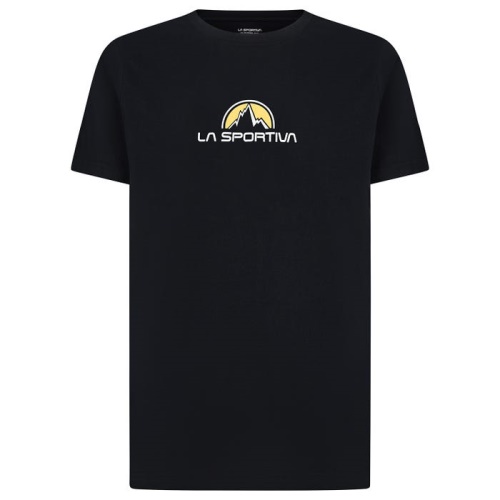 Brand Mens T-shirt La Sportiva Schweiz Black