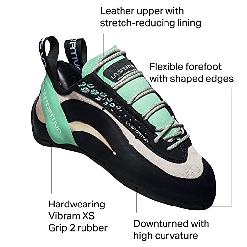 Damen Miura Kletterschuhe La Sportiva Schweiz White Jade Green