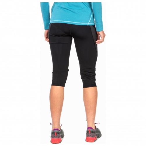 Damen Triumph Tight 3 4 La Sportiva Schweiz Schwarz Rot Pflaume