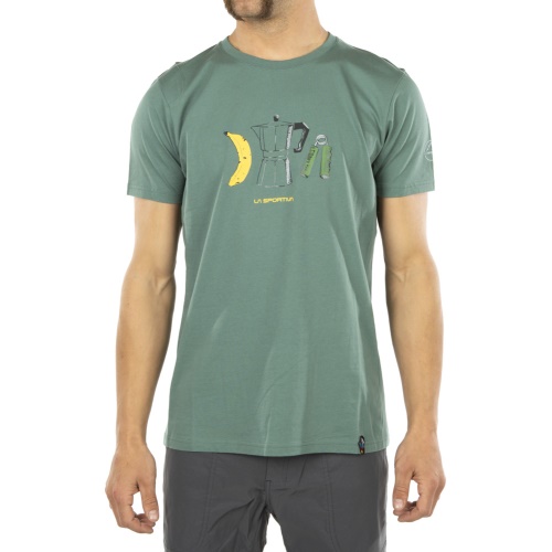 Frühstücks-Shirt M La Sportiva Schweiz Pine Cloud