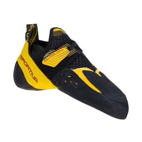 La Sportiva Schweiz Black Yellow Solution Comp Herren Kletterschuh