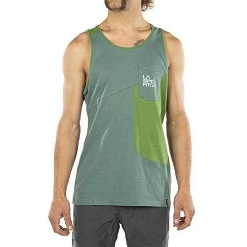 La Sportiva Schweiz Mens Dude T-shirt Pine Kale Small