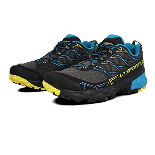 La Sportiva Schweiz Multicolour Carbon Tropic Blue 000 Herren Akyra Trailrunningschuhe