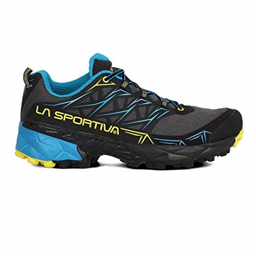 La Sportiva Schweiz Multicolour Carbon Tropic Blue 000 Herren Akyra Trailrunningschuhe