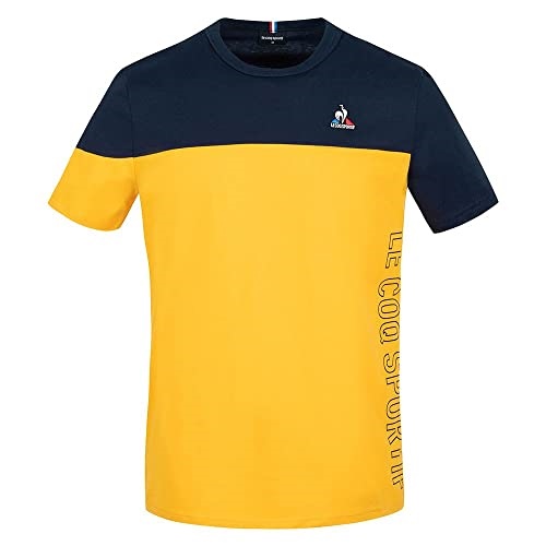 La Sportiva Schweiz Navy Gelb Le Coq Sport-shirt