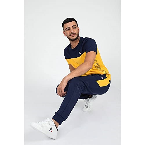 La Sportiva Schweiz Navy Gelb Le Coq Sport-shirt