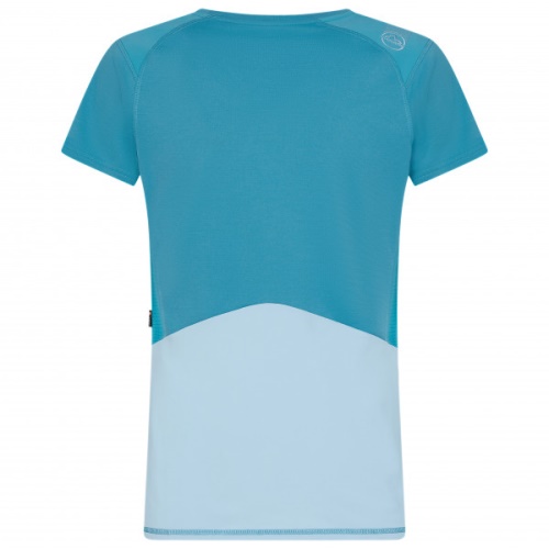 La Sportiva Schweiz Topaz Himmelblau Damen Kompass T-shirt