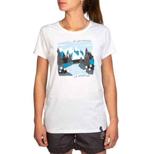 La Sportiva Schweiz White Valley T-shirt M