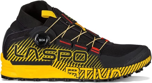 La Sportiva Switzerland Schwarz Gelb Herren Cyclone Trailrunning Schuhe Mit Boa Schnürsystem