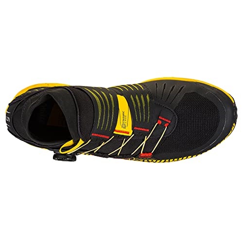 La Sportiva Switzerland Schwarz Gelb Herren Cyclone Trailrunning Schuhe Mit Boa Schnürsystem