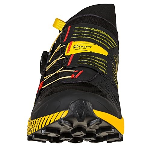 La Sportiva Switzerland Schwarz Gelb Herren Cyclone Trailrunning Schuhe Mit Boa Schnürsystem