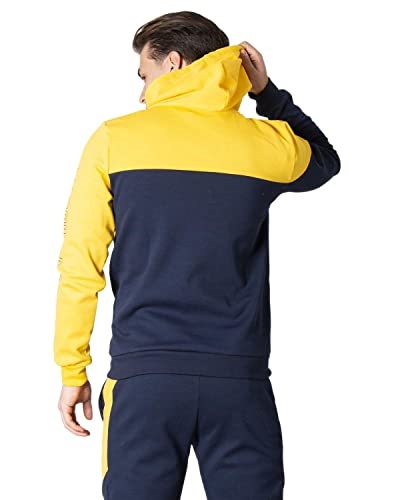 Le Coq Sportif Mens Saison 2 No1 Logo Hoodie La Sportiva Schweiz Blue