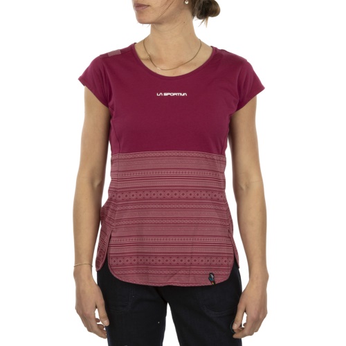 Lidra T-shirt W La Sportiva Schweiz Red Plum