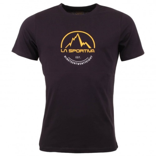 Logo Tee La Sportiva Schweiz Schwarz