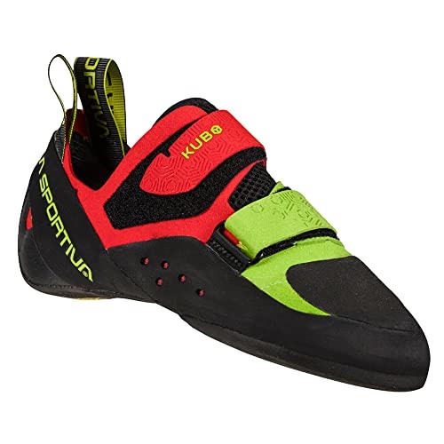 Mens Kubo Rock Climbing Shoes Goji Neon La Sportiva Schweiz