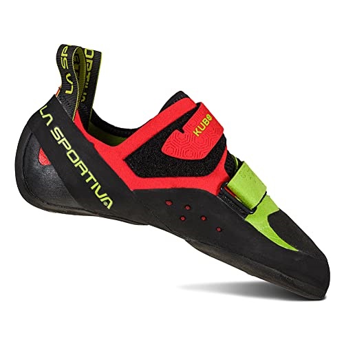 Mens Kubo Rock Climbing Shoes Goji Neon La Sportiva Schweiz