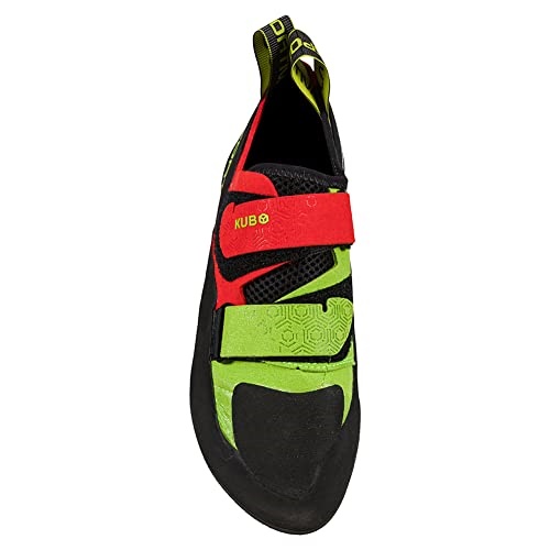 Mens Kubo Rock Climbing Shoes Goji Neon La Sportiva Schweiz
