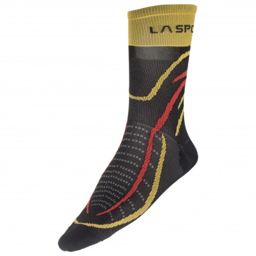 Sky Socken La Sportiva Schweiz Schwarz Gelb