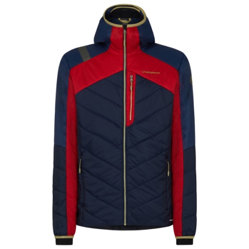 Mythic Primaloft Jacke La Sportiva Schweiz Night Blue Tango Red