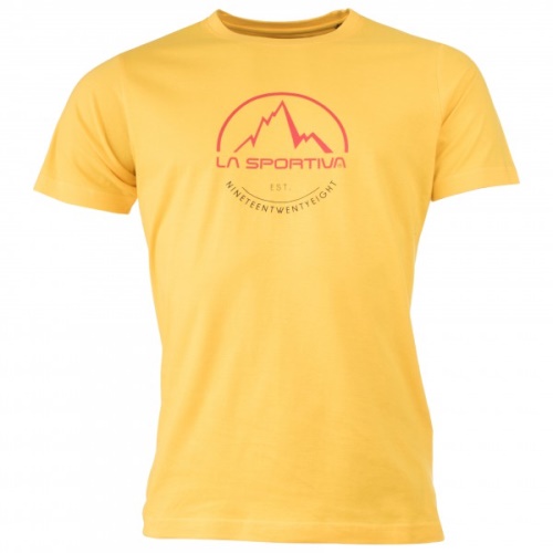 Logo Tee Gelb La Sportiva Schweiz