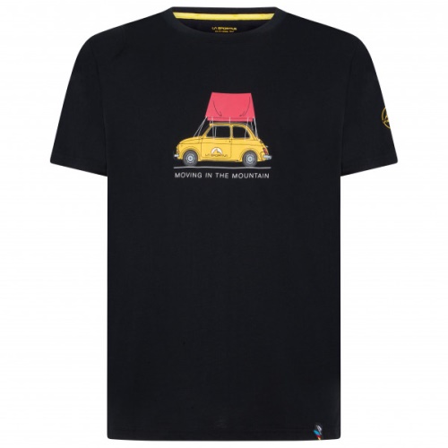 La Sportiva Schweiz Schwarzes Cinquecen T-shirt