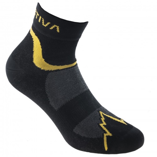 Schnelle Laufsocken La Sportiva Schweiz Schwarz Gelb