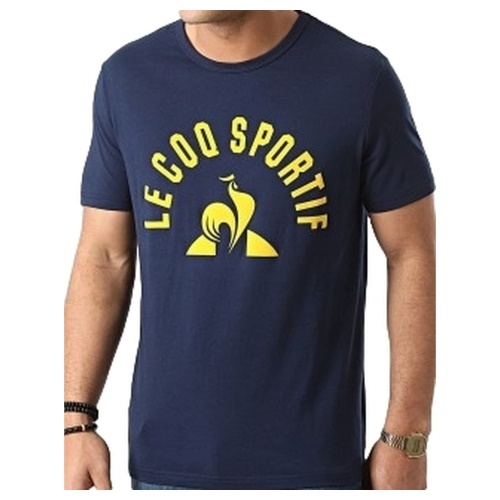 Le Coq Sport-shirt Navy Gelb La Sportiva Schweiz