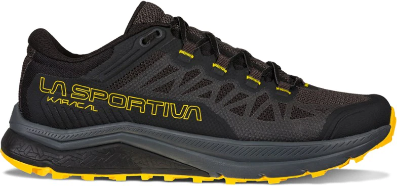 La Sportiva Schweiz Schwarz Gelb Karacal Trail