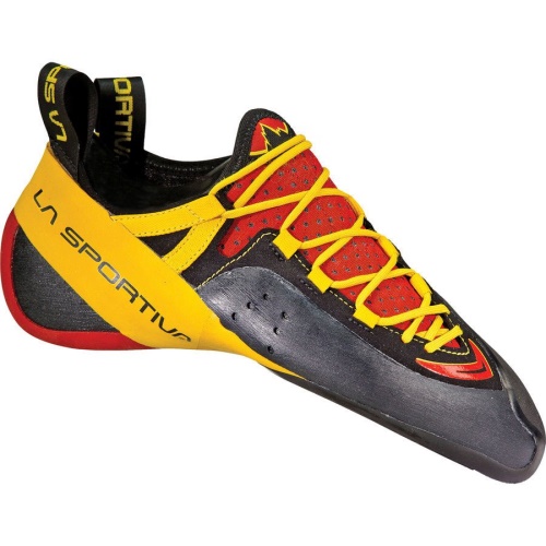 Genius Herren Kletterschuh Rot Gelb La Sportiva Schweiz