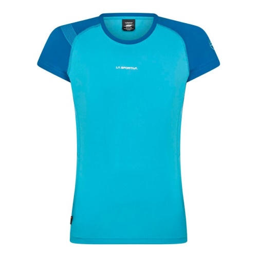 La Sportiva Schweiz Pacific Blue Neptun Move Damen Laufshirt