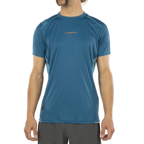 La Sportiva Schweiz Space Blue Topaz Blit-shirt M
