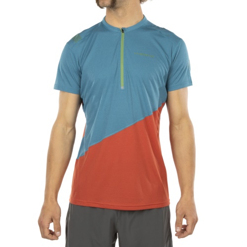 Limit-shirt M La Sportiva Schweiz Space Blue Saffron
