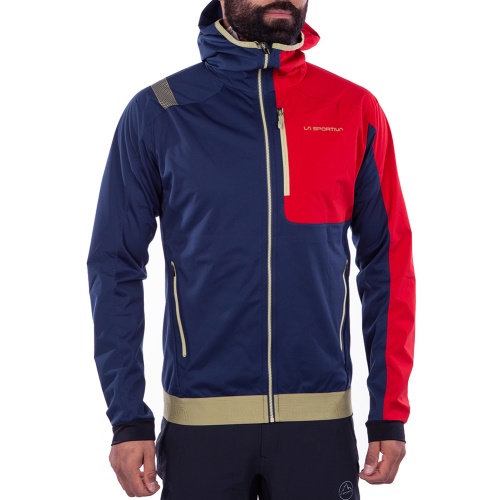 La Sportiva Schweiz Night Blue Tango Red Macnas Hoody M