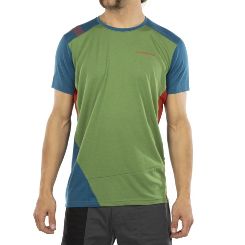 Grip T-shirt M La Sportiva Schweiz Kale Space Blue
