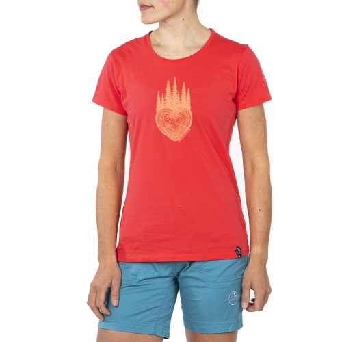 Wild Heart-shirt W La Sportiva Schweiz Hibiscus