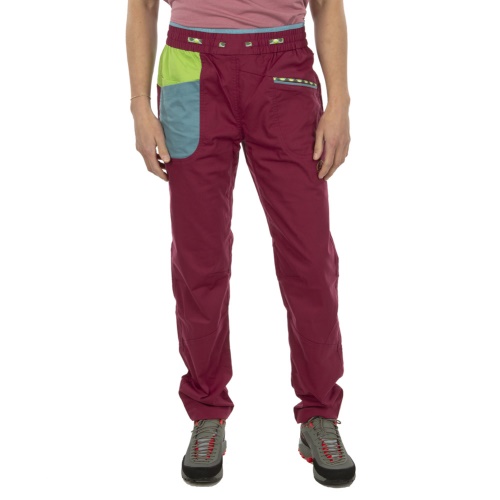 Mandala Pant W La Sportiva Schweiz Red Plum Lime Green
