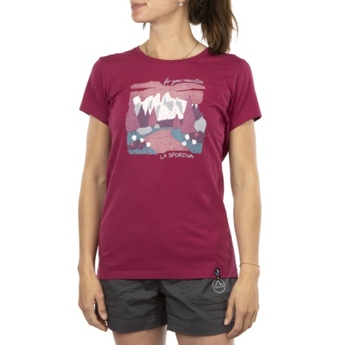 Valley T-shirt W Red Plum La Sportiva Schweiz