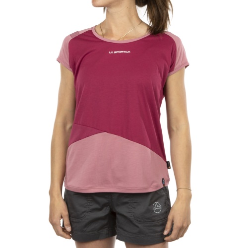 Hold T-shirt W La Sportiva Schweiz Red Plum Blush