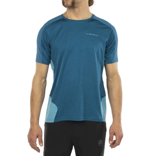 La Sportiva Schweiz Space Blue Topaz Compass T-shirt M