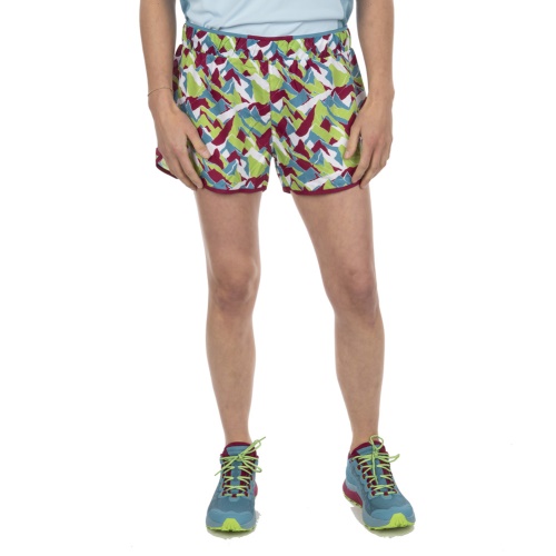 La Sportiva Schweiz Red Plum Lime Green Timing Short M